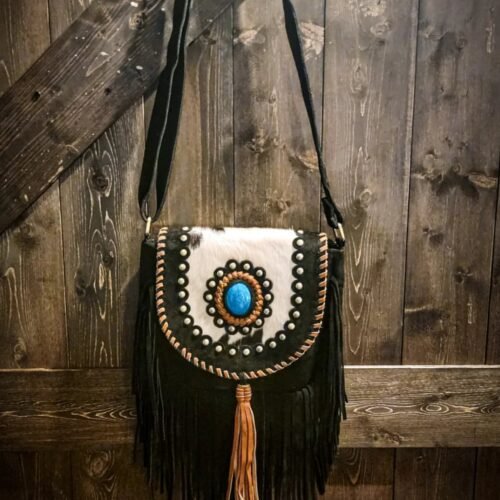 Bolsa Natural com Pelos e Franjas - MC01