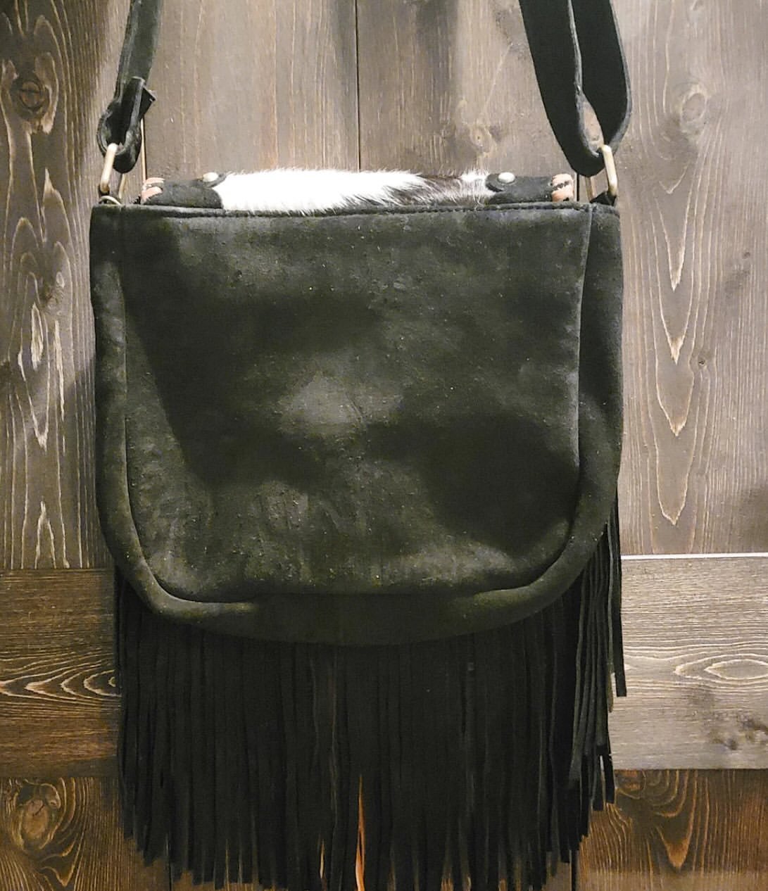 Bolsa Natural com Pelos e Franjas - MC04 - Imagem 6